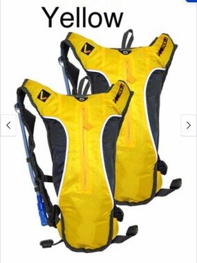 Yellow Hydration Backpack Pack System NWT